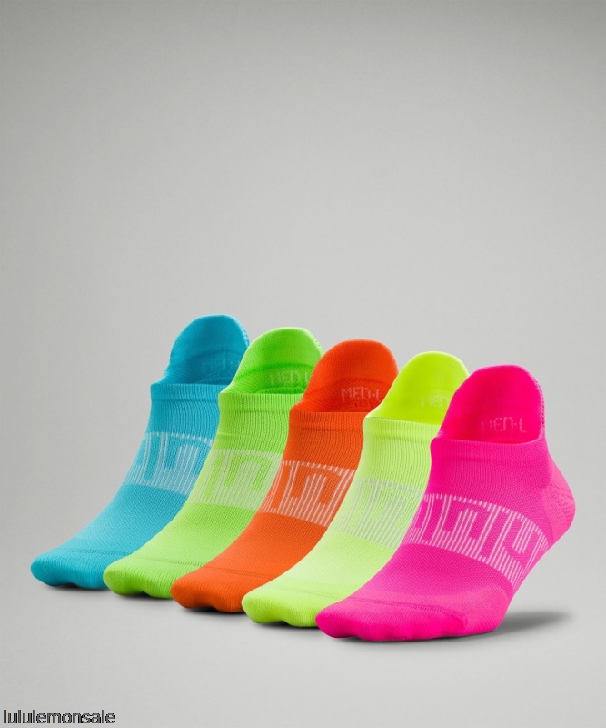 Lululemon Damen DELULU426 | Power Stride Tab Sock 5 Pack Online Nur Rainbow